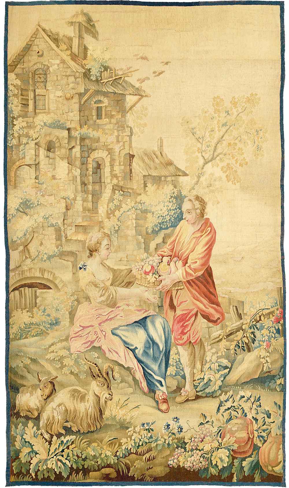 Aubusson Pastoral Tapestry